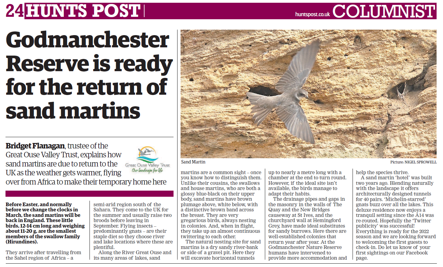 Hunts Post 2nd March 2022